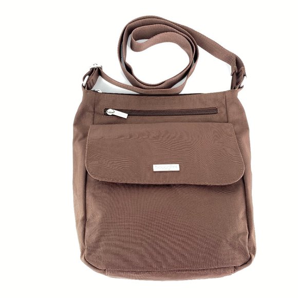Baggallini Handbags - Baggallini TOWN BAGG Medium Cossbody, Brown